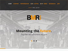 Tablet Screenshot of bmr.at